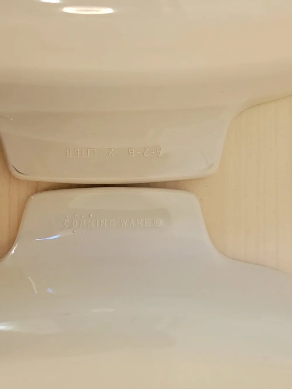 Set of 2 Vintage CORNINGWARE 